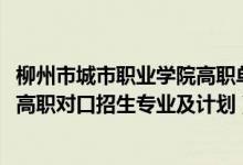 柳州市城市職業(yè)學(xué)院高職單獨(dú)招生（2022柳州城市職業(yè)學(xué)院高職對(duì)口招生專業(yè)及計(jì)劃）