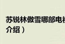 蘇銳林傲雪哪部電視?。ㄌK銳林傲雪的電視劇介紹）