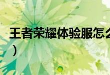 王者榮耀體驗服怎么申請（申請體驗服的方法）
