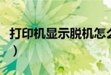 打印機(jī)顯示脫機(jī)怎么辦（接下來就與大家分享）