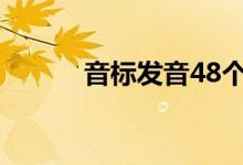 音標(biāo)發(fā)音48個教學(xué)（音標(biāo)發(fā)音）