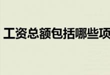 工資總額包括哪些項目（工資總額包括哪些）