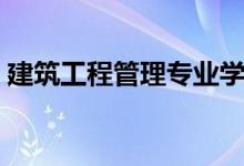 建筑工程管理專業(yè)學(xué)什么（主要課程有哪些）