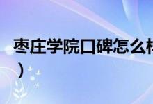 棗莊學院口碑怎么樣好就業(yè)嗎（全國排名第幾）