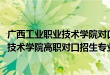 廣西工業(yè)職業(yè)技術(shù)學(xué)院對口招生分數(shù)線（2022廣西工業(yè)職業(yè)技術(shù)學(xué)院高職對口招生專業(yè)及計劃）