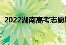 2022湖南高考志愿填報(bào)時(shí)間(該怎樣填報(bào))