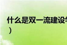 什么是雙一流建設(shè)學(xué)科（什么是“雙一流”？）
