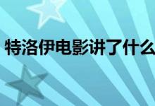 特洛伊電影講了什么（電影特洛伊內(nèi)容簡介）