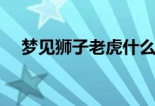 夢見獅子老虎什么意思（是怎么解夢的）