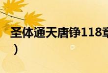 圣體通天唐錚118章（唐錚九陽(yáng)圣體什么小說(shuō)）