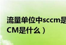 流量單位中sccm是什么意思（流量單位中SCCM是什么）