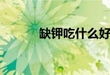 缺鉀吃什么好（補(bǔ)充鉀的食物）