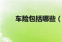 車(chē)險(xiǎn)包括哪些（車(chē)險(xiǎn)都有什么種類(lèi)）