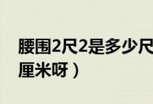 腰圍2尺2是多少尺碼男生（腰圍2尺2是多少厘米呀）