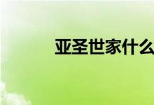 亞圣世家什么意思（亞圣是誰(shuí)）