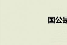 國公是什么官職