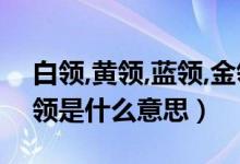 白領(lǐng),黃領(lǐng),藍(lán)領(lǐng),金領(lǐng),粉領(lǐng)（白領(lǐng)藍(lán)領(lǐng)金領(lǐng)粉領(lǐng)是什么意思）