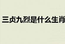 三貞九烈是什么生肖（三貞九烈是什么生肖）