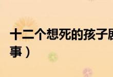 十二個想死的孩子劇情簡介（講述的是什么故事）