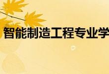 智能制造工程專業(yè)學(xué)什么（有哪些專業(yè)課程）