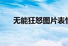 無能狂怒圖片表情（無能狂怒什么梗）