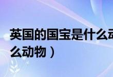 英國的國寶是什么動物圖片（英國的國寶是什么動物）
