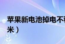 蘋果新電池掉電不穩(wěn)定（蘋果x多長度多少厘米）