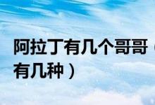 阿拉丁有幾個哥哥（阿拉丁有幾個哥哥的答案有幾種）