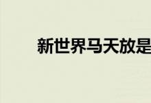 新世界馬天放是誰（人物內(nèi)容介紹）