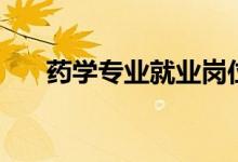 藥學(xué)專業(yè)就業(yè)崗位（就業(yè)前景怎么樣）