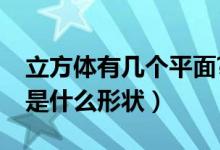 立方體有幾個(gè)平面?（立方體有幾個(gè)面每個(gè)面是什么形狀）