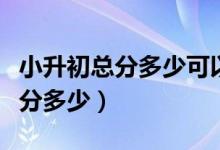 小升初總分多少可以到重點(diǎn)尖子班（小升初總分多少）