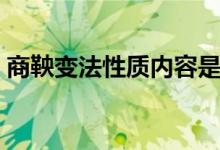 商鞅變法性質(zhì)內(nèi)容是哪一項（商鞅變法性質(zhì)）
