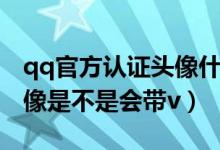 qq官方認(rèn)證頭像什么樣子（qq空間認(rèn)證后頭像是不是會(huì)帶v）