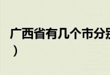 廣西省有幾個市分別是什么（廣西省有幾個市）