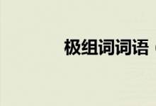 極組詞詞語（漢字極組詞語）
