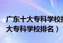 廣東十大專科學校排名2021（2022年廣東十大?？茖W校排名）