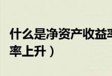 什么是凈資產(chǎn)收益率（什么會導致凈資產(chǎn)收益率上升）