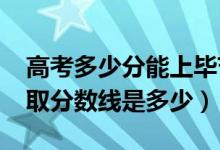 高考多少分能上畢節(jié)職業(yè)技術學院（2021錄取分數(shù)線是多少）