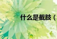 什么是截肢（什么是截止頻率）