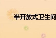 半開放式衛(wèi)生間設計（半開是多大）