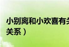 小別離和小歡喜有關(guān)聯(lián)嗎（小別離和小歡喜的關(guān)系）