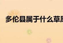 多倫縣屬于什么草原（多倫縣屬于哪個市）