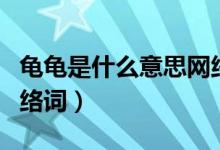 龜龜是什么意思網(wǎng)絡(luò)用語（龜龜是什么意思網(wǎng)絡(luò)詞）