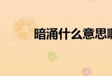 暗涌什么意思?。ò涤渴裁匆馑迹?class=