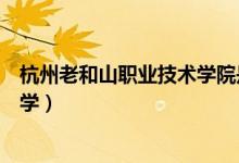 杭州老和山職業(yè)技術(shù)學(xué)院是啥（老和山職業(yè)技術(shù)學(xué)院什么大學(xué)）