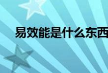 易效能是什么東西（易效能是什么東西）