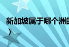 新加坡屬于哪個洲的國家（新加坡屬于哪個洲）