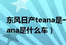 東風(fēng)日產(chǎn)teana是一款什么車型（東風(fēng)日產(chǎn)teana是什么車）