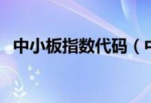 中小板指數(shù)代碼（中小板指數(shù)代碼是多少）